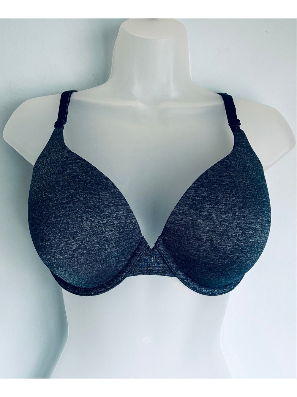 Victoria's Secret Padded Perfect Coverage Bra Blue 34DD Everyday Bra